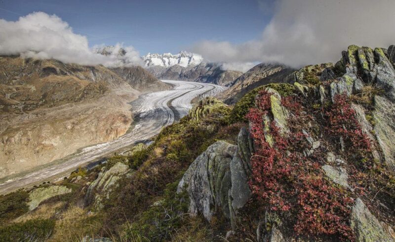 Alphütte Planier Riederalp, Aletschgletscher